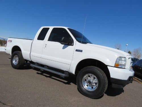 2004 ford f-250 supercab 4x4 short bed fx4 offroad great shape 5.4 v8 xlt carfax
