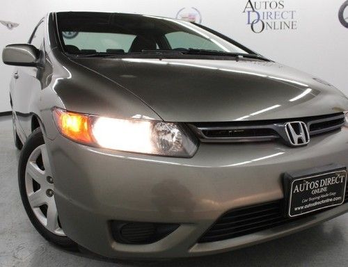 We finance 2007 honda civic coupe lx auto 1owner clean carfax cd kylssent wrrnty