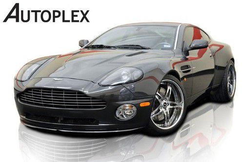 2005 aston martin vanquish s! low miles! v12! 20'' chrome wheels!