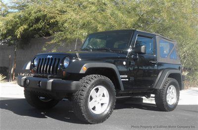 2010 jeep wrangler sport 4x4 3.8l v6 6sp manual transmission only 9800 miles