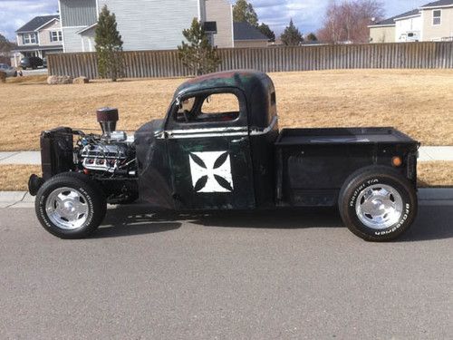 1947 ford rat rod truck with nice 302 v-8 - hot rod