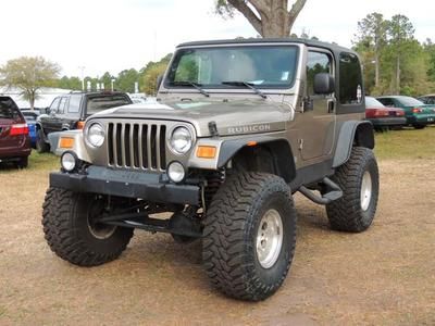 2004 jeep wrangler rubicon  4.0l hard top  off road oversized-tires