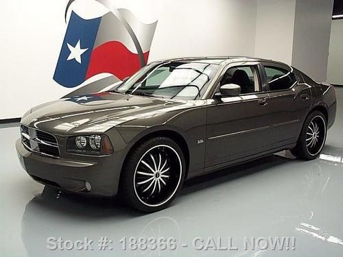 2010 dodge charger sxt navigation dvd 22" wheels 67k mi texas direct auto