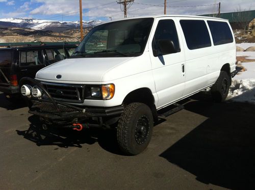 Ford e350 quigley 4x4 7.3 powerstroke clubwagon van