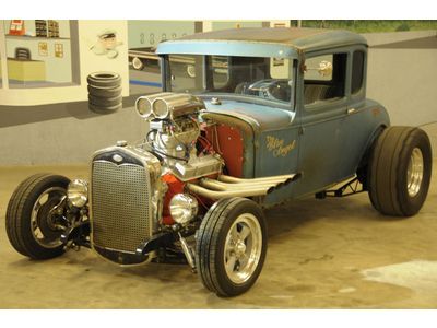 1930 ford model a coupe x 50s drag car rat hot street rod henry ford steel