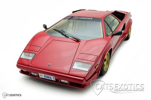 1988.5 lamborghini countach low miles extensive service history $40k+ invested