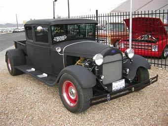 1931 ford stretched rat rod pickup