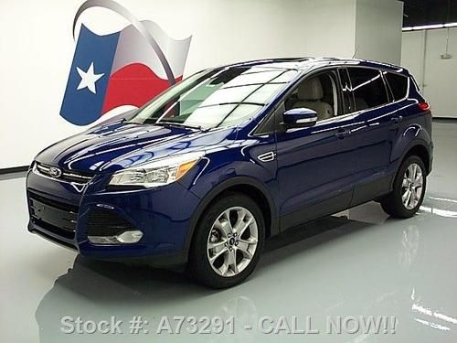 2013 ford escape sel ecoboost pano sunroof leather 17k texas direct auto