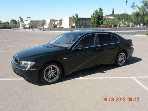 2002 bmw 745 li, 70,000 miles, 2nd owner, well-maintained, all service records