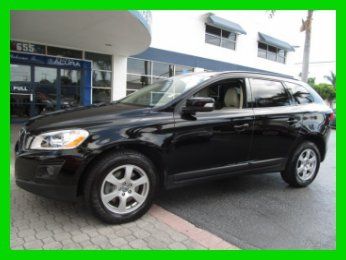 2010 black xc-60 3.2l i6 suv *blind spot information sys *power leather seats*fl