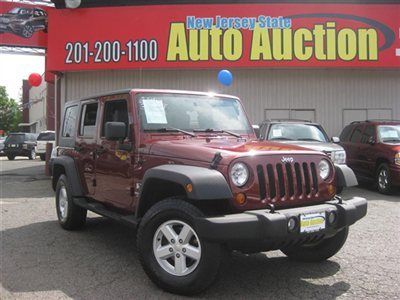 2007 jeep wrangler unlimited x 4dr carfax certified w/service records