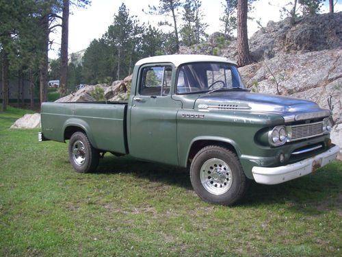 Vintage sweptline 1959 dodge d200 pickup truck