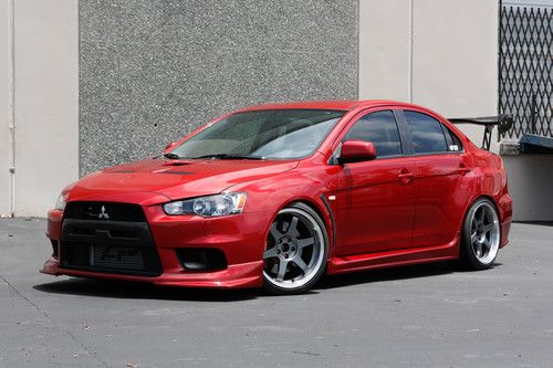 Find used Rally Red Mitsubishi Evolution X GSR Modded 31 ... Find used Rally Red Mitsubishi Evolution X GSR Modded 31 ...
