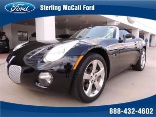2006 pontiac solstice convertible leather am/fm/cd cruise manual trans 28 mpg