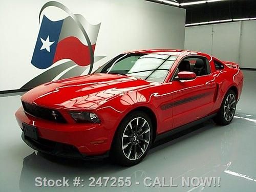2012 ford mustang gt cali special 6spd spoiler 19's 20k texas direct auto