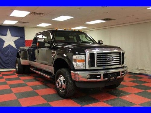 2009 f350 diesel 4x4 lariat dually back up cam, lifted financing carfax