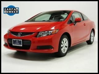 2012 honda civic coupe 2dr lx automatic one owner low miles cd/usb cruise!