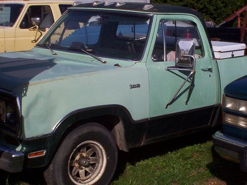 1974 74 dodge 100 vintage classic pickup truck 318 v8 motor 2wd tool box bed net