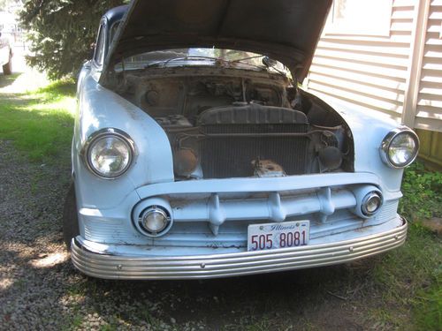 1953 chevy two door coupe 99% rust free it is a driver cheap look