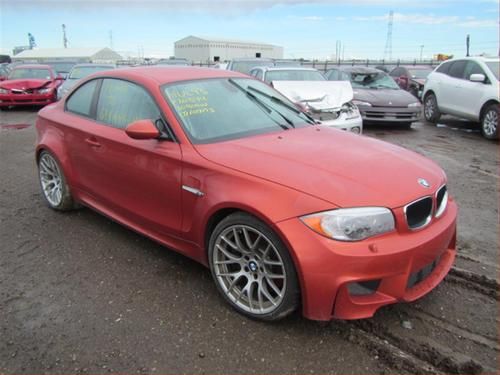 2011 bmw e82 1m coupe n54 twin turbo salvage great track race car or parts