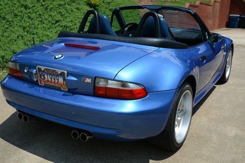 Find used 1999 BMW Z3 M Roadster Convertible Estoril Blue ... Find used 1999 BMW Z3 M Roadster Convertible Estoril Blue ...