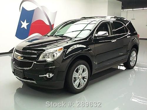 2010 chevy equinox ltz awd htd leather sunroof dvd 39k texas direct auto