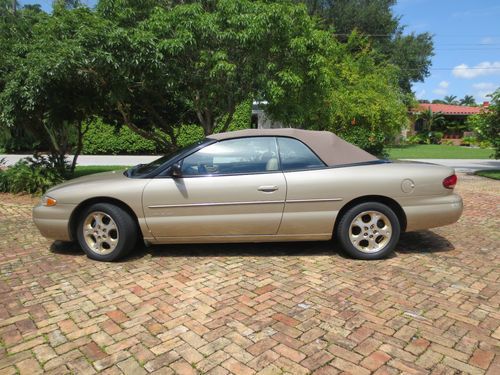 1998 chrysler sebring jxi convertible 2-door 2.5l