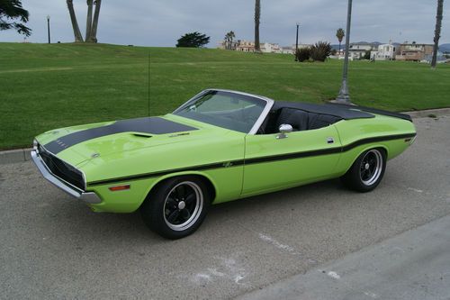 1970 dodge challenger r/t convertible manual trans power top restored