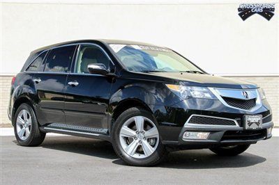 11 mdx 36k technology package-navigation leather sunroof all wheel drive 3rd row