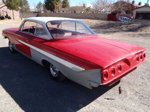 1961 impala bubble top 2 door hard top very solid project car nice body