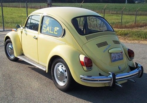 Find used 1972 Volkswagen Standard Beetle - Yellow - Nice ...