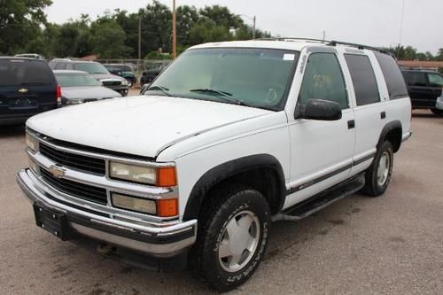 1995 chevy tahoe runs and drives no reserve auction