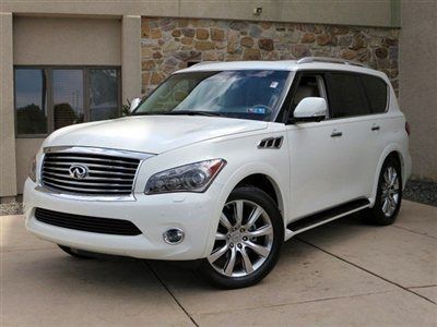 2011 infiniti qx56 awd navigation, theater, deluxe touring, bench 2nd row seat