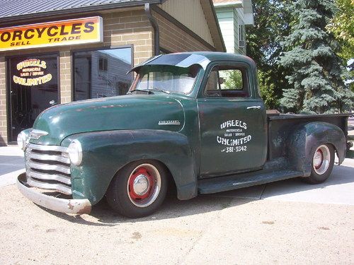 1954 chevrolet hot rod patina rat rod shop truck , 383 stroker 400 trans