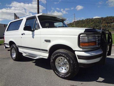 1995 ford bronco xlt 5.8l 351ci v8 4x4 only 36,000 miles 1-owner clean 82 photos