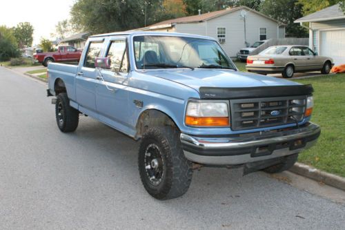 1996 ford f-250 crew cab short bed 7.3l powerstroke turbo diesel remaned auto