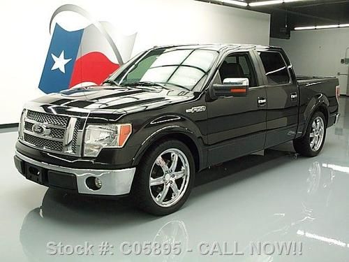 2010 ford f150 lariat crew htd leather 6-pass 22&#039;s 76k texas direct auto
