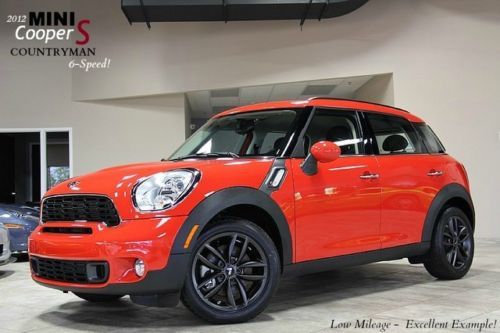 2012 mini cooper s countryman only 10k miles! 6 speed manual! turbo! one owner!