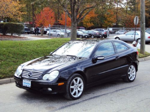 2004 mercedes c320 sport coupe - panoramic roof - heated seats - no reserve!