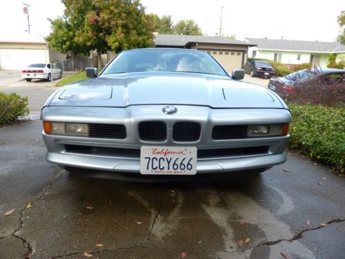 1991 bmw 850i see video! 6 speed! v12 power see video wow! look!