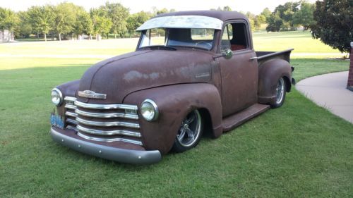 1951 chevy pickup truck bagged rat rod project