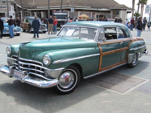 1950 chrysler town &amp; country sedan woodie - last year for real wood