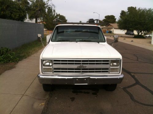 1985 chevy chevrolet c30 flatbed truck