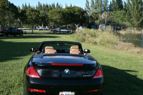 2010 bmw 650i convertible sport, transferrable 7 year warrantee and service
