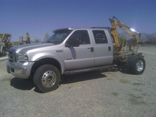 2006 ford f550 turbo diesel crew cab dually(not running)