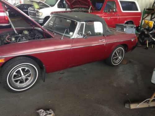 1976 mg mgb mk iv convertible 2-door 1.8l