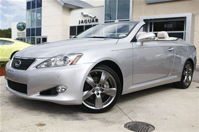 2010 lexus is 250c hard top convertible - florida owned - low mileage - mint