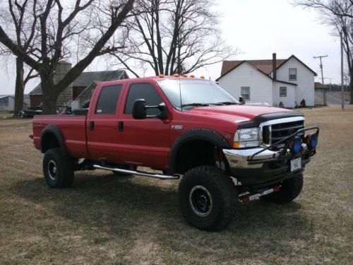 Ford f250 super duty 4x4 crew cab pickup-fx4 lariet package- lifted
