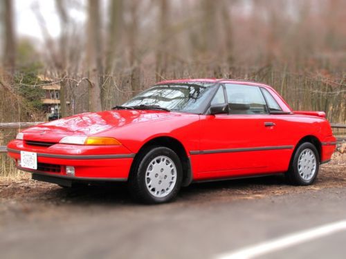 1991 mercury capri xr2 ... turbo convertible with removable hard top ... 5 speed