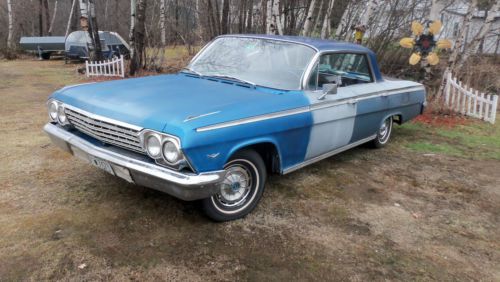 1962 cheverolet impala sport sedan no post solid surviver grandpas car